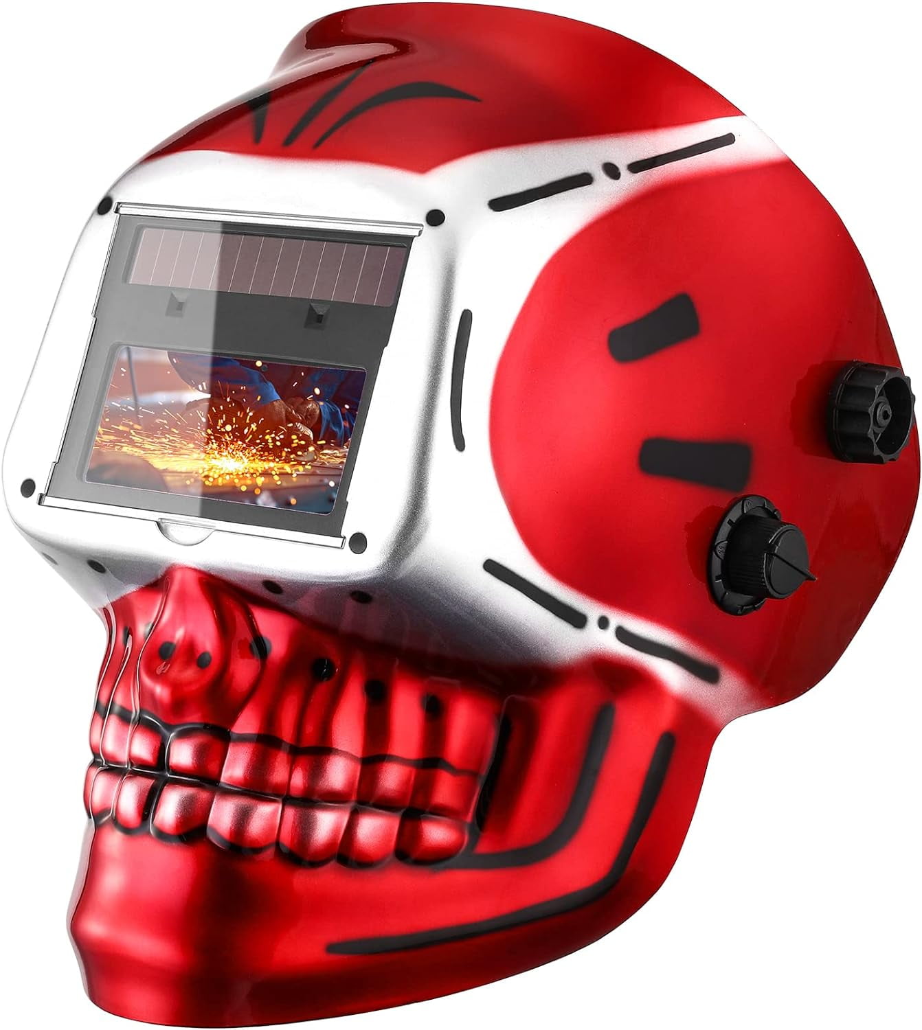 Welding Helmet Auto Darkening: DEKORPO True Color Solar Powered Auto Darkening Welding Welder Mask Hood Helmets