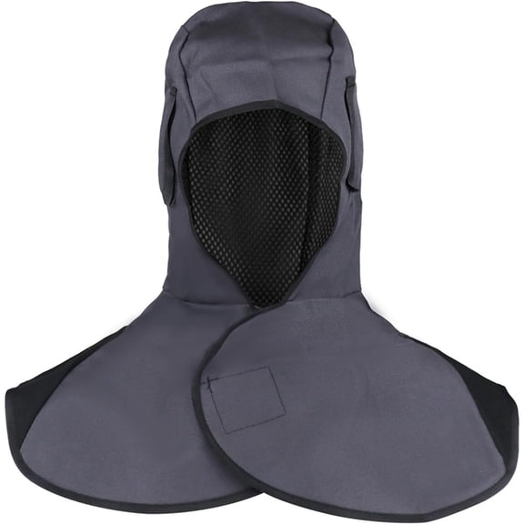 Welding Helmet with Neck-Shoulder Drape - Heat & Abrasion Welding Hood,Welding Caps with Neck Shoulder Drape