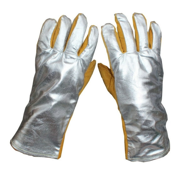 Welding Leather Gloves Protective Gloves 500 - 1000 Degree High Temperature Fire Gloves Welder Working Gloves ,Widely Use