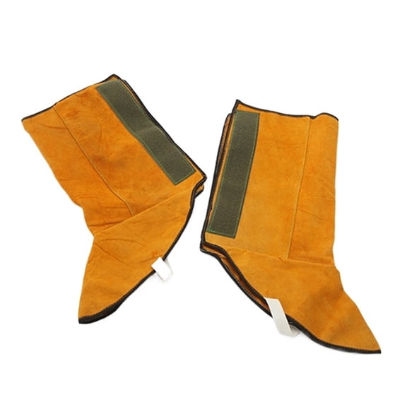 Welding Leather Long Shoes Boots Welding Fire Protection Foot Welder Foot Cover Wear Insulation Safety Work Shoes ,Widely Use