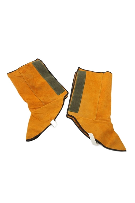 Welding Leather Long Shoes Boots Welding Fire Protection Foot Welder Foot Cover Wear Insulation Safety Work Shoes ,Widely Use