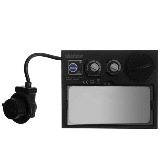 OUNONA Welding Shield with Protective , Black Safety Gear, 1 Set for Eye and Face