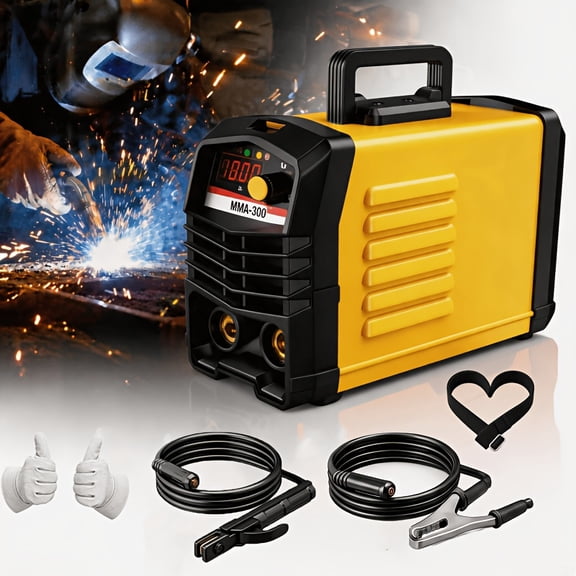 3-in-1 AC/DC TIG Welder, featuring AC TIG, DC TIG, Pulse TIG, Spot TIG, and Handheld Welding, comes with a complete welding accessory kit and a large LED display
