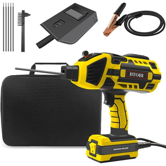 BTOBI Portable 110V ARC Welder Machine, 6 Variable Current Adjustment, Stick Welder Kit