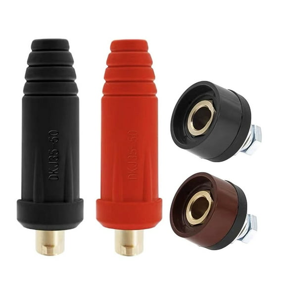 Welding Machine Quick Connector Handle Wire Socket Quick For Dkj35-50 A Smile Home