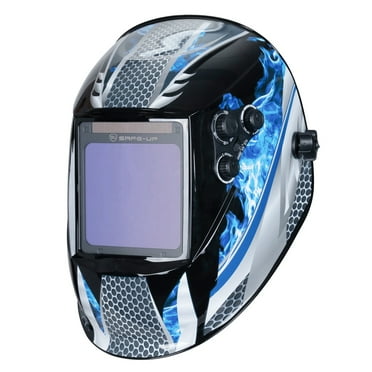 Welding Mask 1/1/1/1 Auto Darkening Welding Helmet 100x97mm Large View TRUE Color 4 Sensors For MIG MAG MMA Welder Machine
