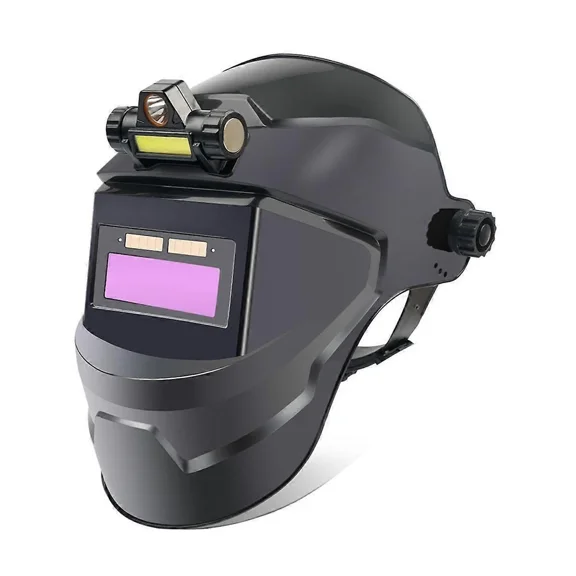 Welding Masks Automatic Variable Light Adjustment View Auto Darkening Welding Facemask for Arc Welding Grinding Cutting