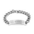 thumbnail image 1 of Welding. My Hobby Rocks! Cuban Chain Bracelet, Welding Present From Friends, Cool Engraved Bracelet For Friends, Gifts for couples, Anniversary gifts, Wedding gifts, Engagement gifts, Bridal shower, 1 of 3