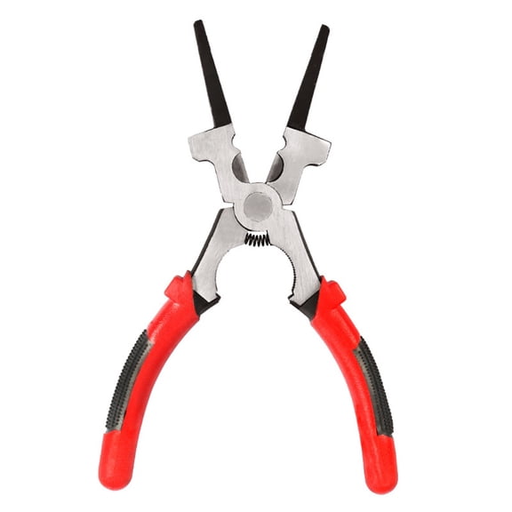 Welding Pliers 6 In 1 Multi-Function Welding Pliers Nozzle Cleaner Slag Hammer 8" Professional Welding Welding Tools For Scraping Spatter Gripping Drawing Wire Nozzle Tip Removal Install