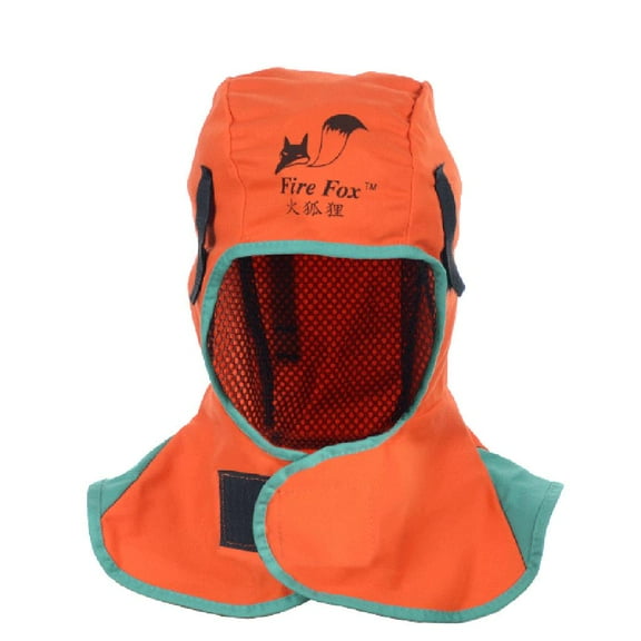 Welding Protective Welder Head Cover Neck Protection Hat Orange