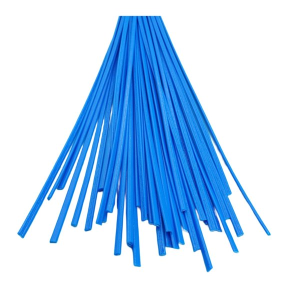 Welding Rods for Polypropylene Automotive Plastics Including For Bumper Covers and Interior Trim Components (blue)