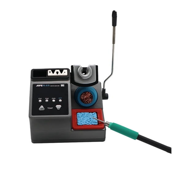 Welding Station Lead-Free Soldering Station Compatible Handle Chip Temperature Control For Repair Welding