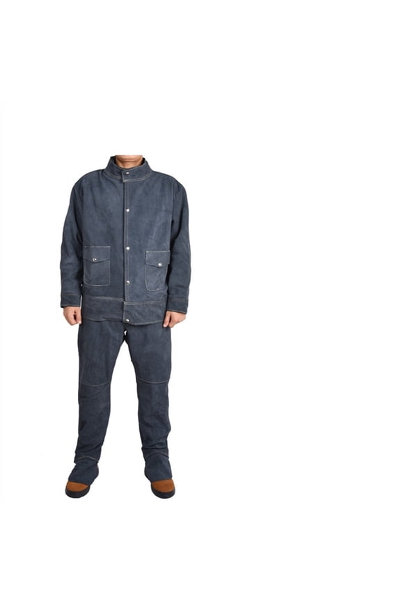 Welding Suit Jacket Pants For Men Heavy Duty Flame Heat Resistant Anti Scalding Welder Clothes Durable And Easy To Wear ,Widely Use