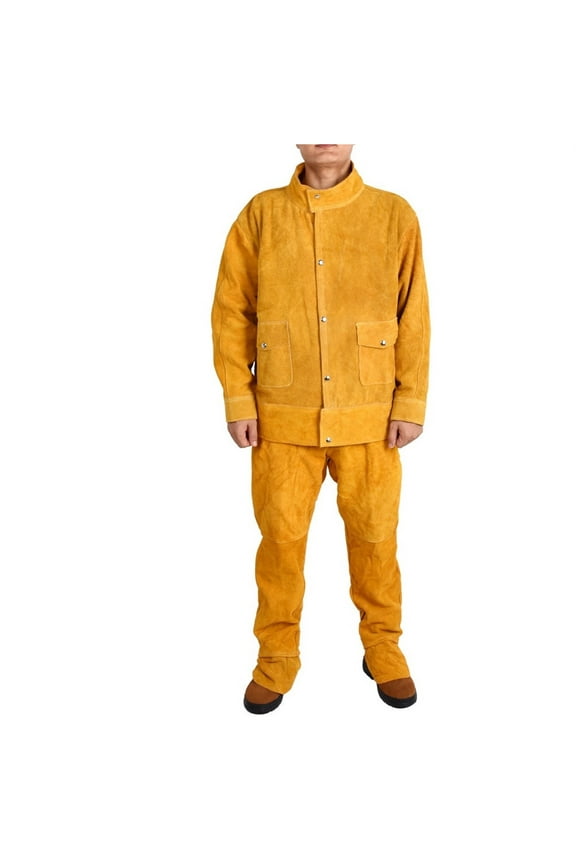 Welding Suit Jacket Pants For Men Heavy Duty Flame Heat Resistant Anti Scalding Welder Clothes Durable And Easy To Wear ,Widely Use