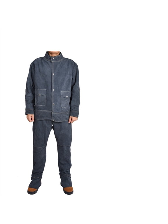 Welding Suit Jacket Pants For Men Heavy Duty Flame Heat Resistant Anti Scalding Welder Clothes Durable And Easy To Wear