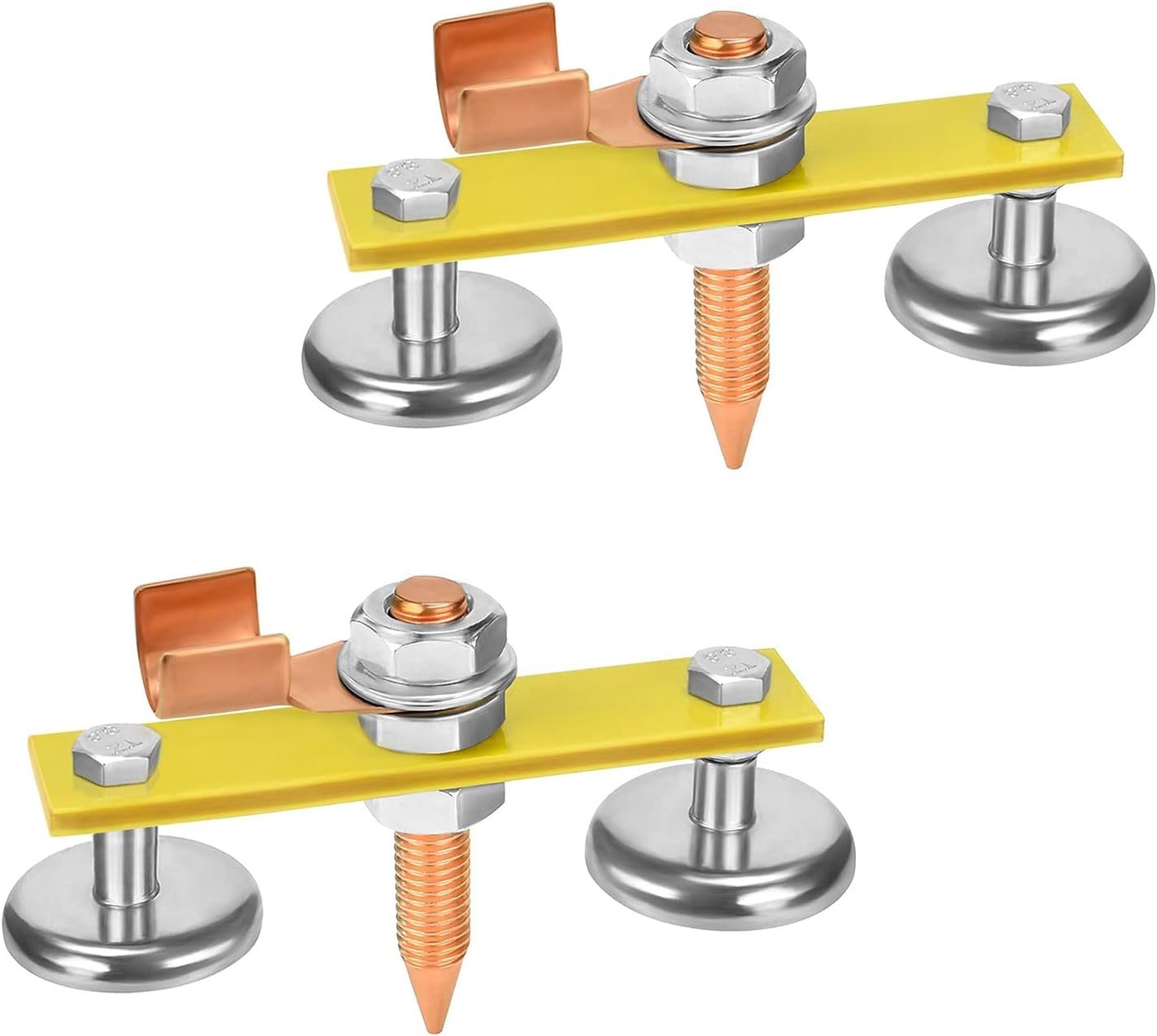 Welding Support Ground Clamp Tools, 2- Welding , Large Suction, Copper ...
