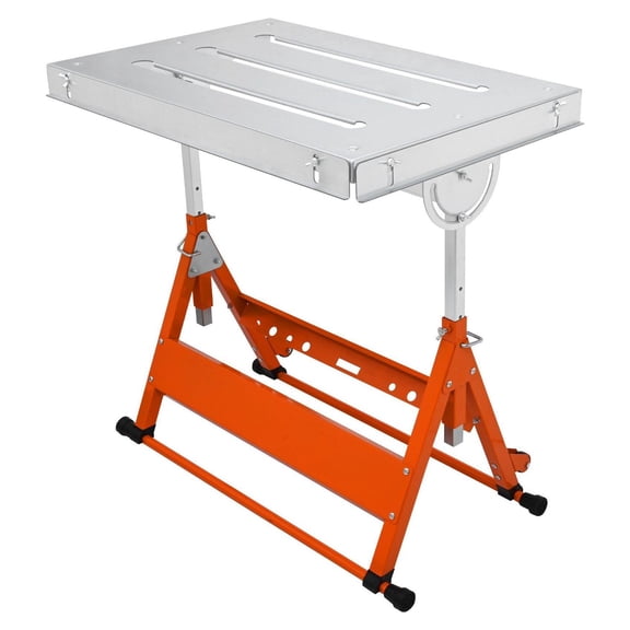 Welding Table 30x20 Inch, 400lbs Capacity Steel Work Table with Wheels