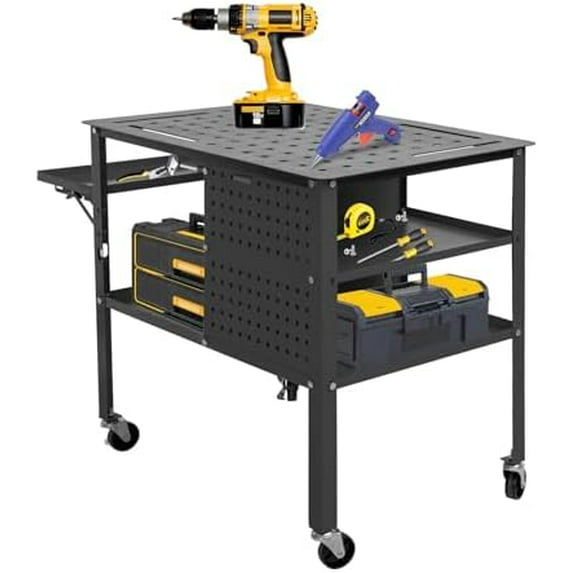 Welding Table 36" X 24", 1200 lbs Load Capacity Welding Work Bench on ...