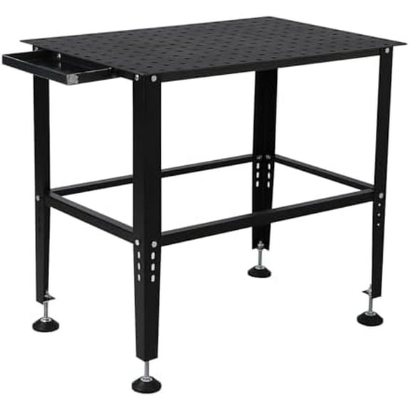 Welding Table 36""x24"", 5/8-inch Fixture Holes Steel Welding Workbench Table, 1500lbs Load Capacity Welding Table Portable Work Bench, Heavy, -D-pifKmg4dg5GDE3-RvVQK41J$$Tools & Hardware Other
