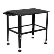 Welding Table 36x24 Welding Tool Car, 1500lbs Static Weight Capacity Welding Workbench Table 5/8-Inch 16MM Fixture Holes