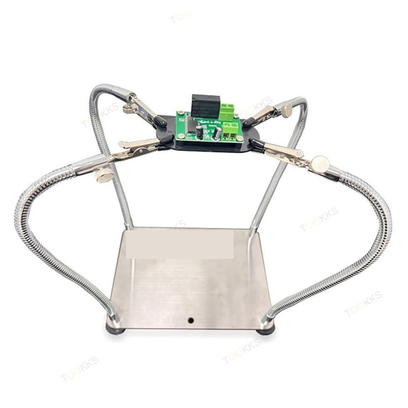 Welding Third Hand Tool PCB Board Fixed Clip With 4 Pcs Flexible Arm Soldering Station Stand Welding Helping Tool