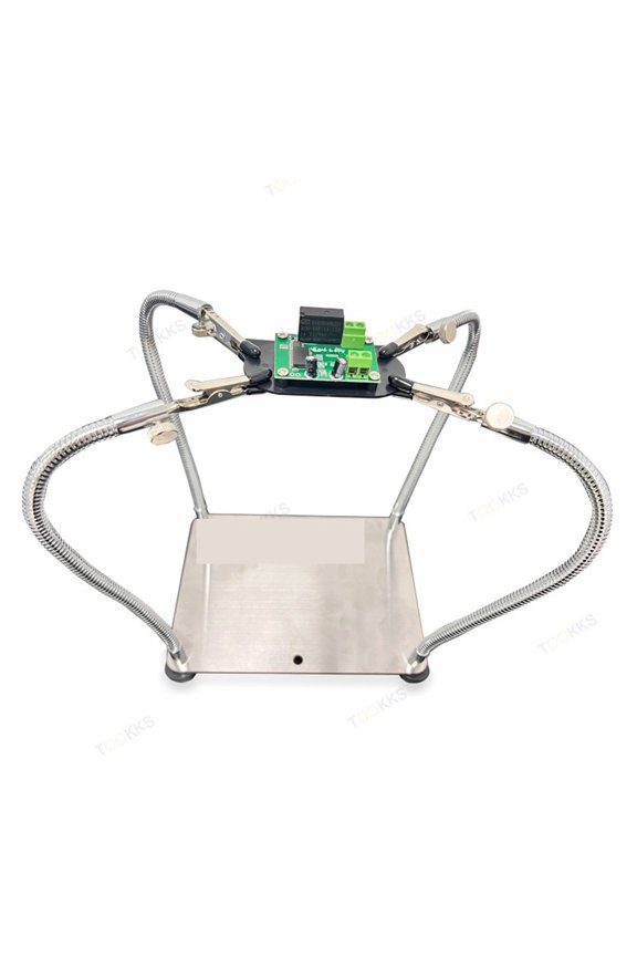Welding Third Hand Tool PCB Board Fixed Clip With 4 Pcs Flexible Arm Soldering Station Stand Welding Helping Tool