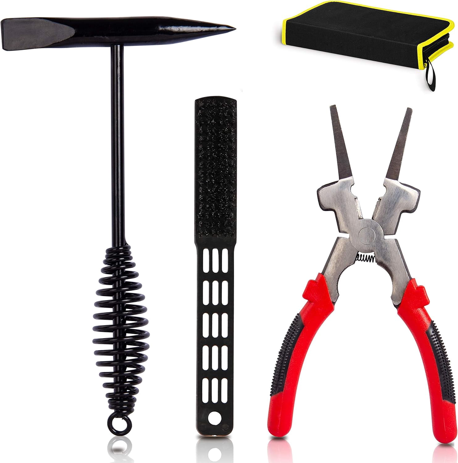 Welding Tools Set, 8" MIG Welding Pliers with Welding Chipping Hammer, Wire Brush and Storage Case