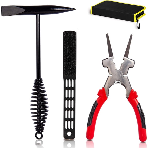 Welding Tools Set, 8" MIG Welding Pliers with Welding Chipping Hammer, Wire Brush and Storage Case