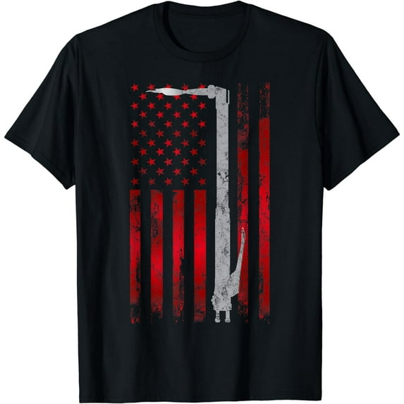 Welding Vintage Patriotic USA American Flag Welder gift T-Shirt