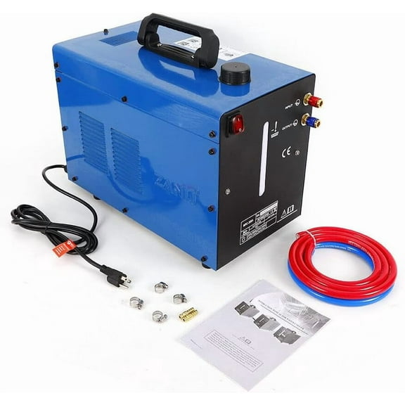 Welding Water Cooler,10L Welder Cooling Water Tank for TIG,0.35 MPA Welder Torch Water Cooling System for AC and DC Argon Arc Welding Equipment and Cutting Machine Equipment - 220V 370W