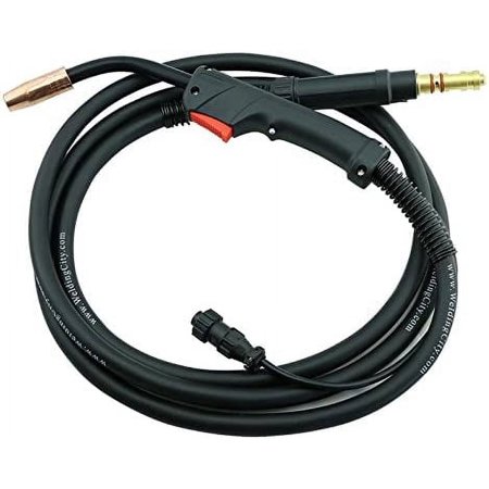 WeldingCity 100-amp 10-ft Air Cooled MIG Welding Gun Torch Stinger Replacement for Lincoln Magnum 100L (K530-6 Amphenol Terminals)