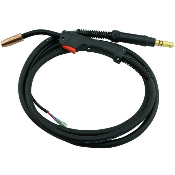 WeldingCity 150-amp 12-ft Air Cooled MIG Welding Gun Torch Stinger Replacement for Lincoln Magnum 100L (K530-5 Spade Terminals)