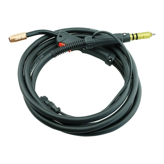 WeldingCity 150-amp 15-ft Air-cooled MIG Welding Gun Torch Stinger Replacement for Miller Millermatic MIGmatic M-Series M-150/M-15 (249041)