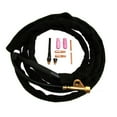 thumbnail image 1 of WeldingCity 150-amp WP-17F (Flexible Head) 12.5-ft Power Cable Hose Air-cooled TIG Welding Torch Complete Package with Adapter 105Z57, 1 of 5