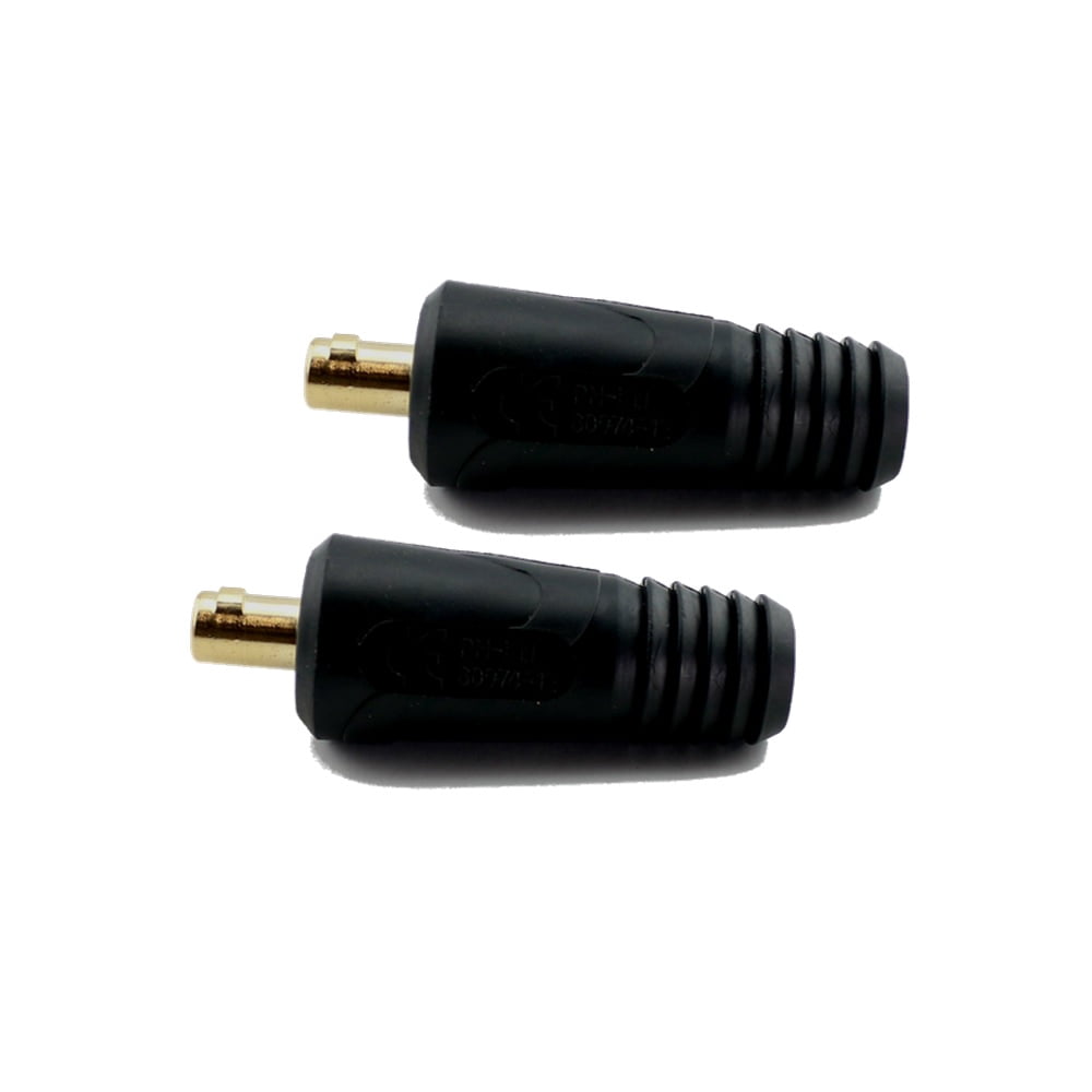 WeldingCity Schweißkabel Twist-Lock Stecker – 2 Stück, Tweco/Lenco Stil, Für Miller Schweißer