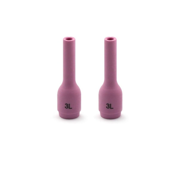 WeldingCity 2-pk LONG Alumina Ceramic Cup 796F70 (#3, 3/16") for Regular Setup in TIG Welding Torch 9, 20 and 25