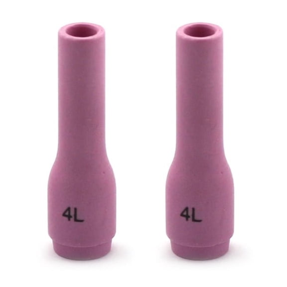 WeldingCity 2-pk LONG Alumina Ceramic Cup 796F71 (#4, 1/4") for Regular Setup in TIG Welding Torch 9, 20 and 25