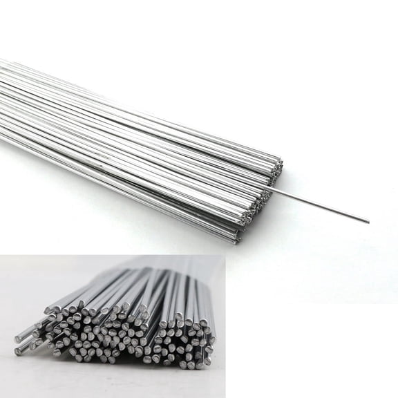 WeldingCity 4-pcs Flux Cored Aluminum Brazing Rod Al88-Si12 (4047) 20"-L/0.078"-Dia. for Joining Al-base Alloy in HVAC and Automotive Industries