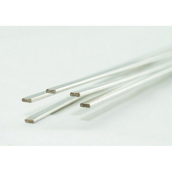 WeldingCity 5-pcs Copper Phosphorus Filler Brazing Rod Silver 15% (BCuP-5) 16" x 1/8" x 0.050" for Air-Conditioning and Refrigerator Connection