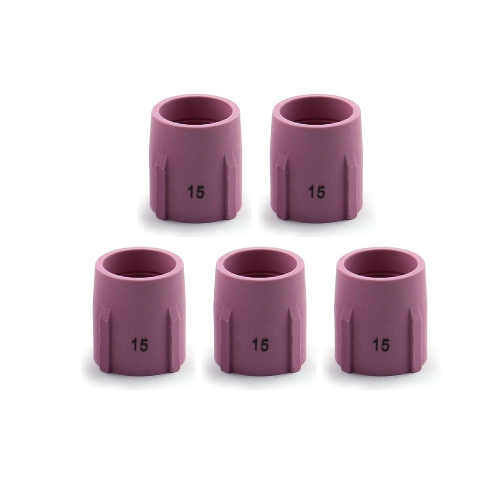 WeldingCity 5-pk Ceramic Cup (Alumina) 53N89 (Short) for Large Gas Lens ...