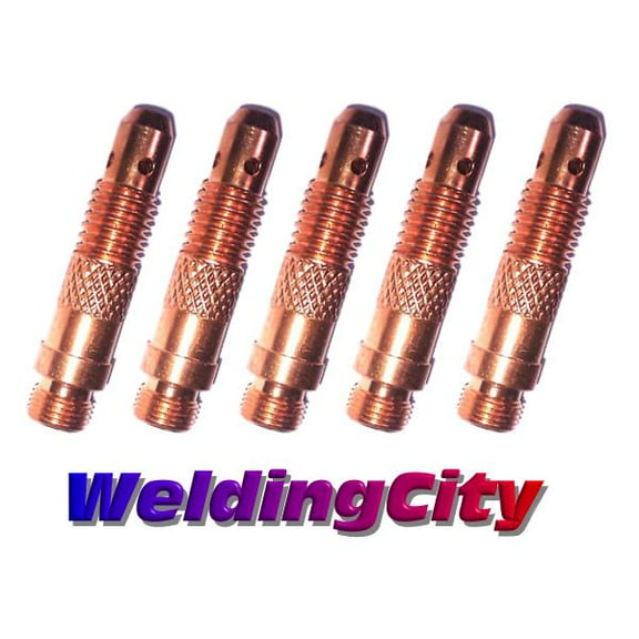WeldingCity 5-pk Collet Body 406488 (5/32") for Regular Setup in TIG Welding Torch 17, 18 and 26 Series (5 PK)