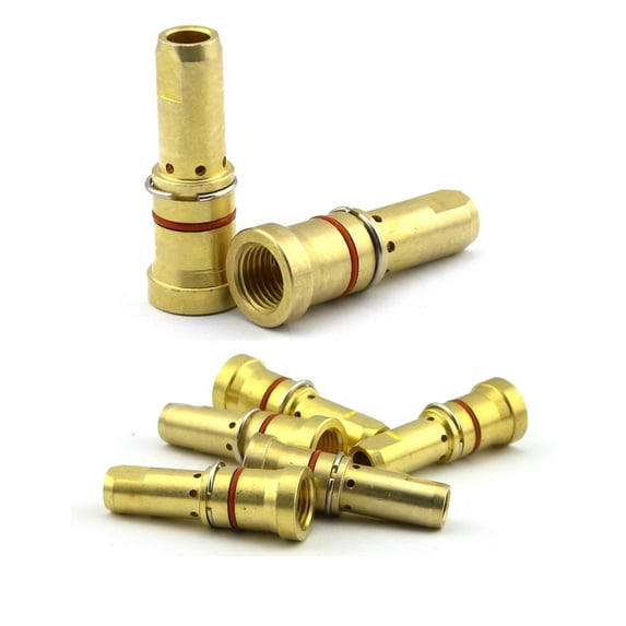 WeldingCity 5-pk Gas Diffuser 4235 Elliptical Consumables for 150-300 Amp Bernard Q and S Series MIG Welding Guns