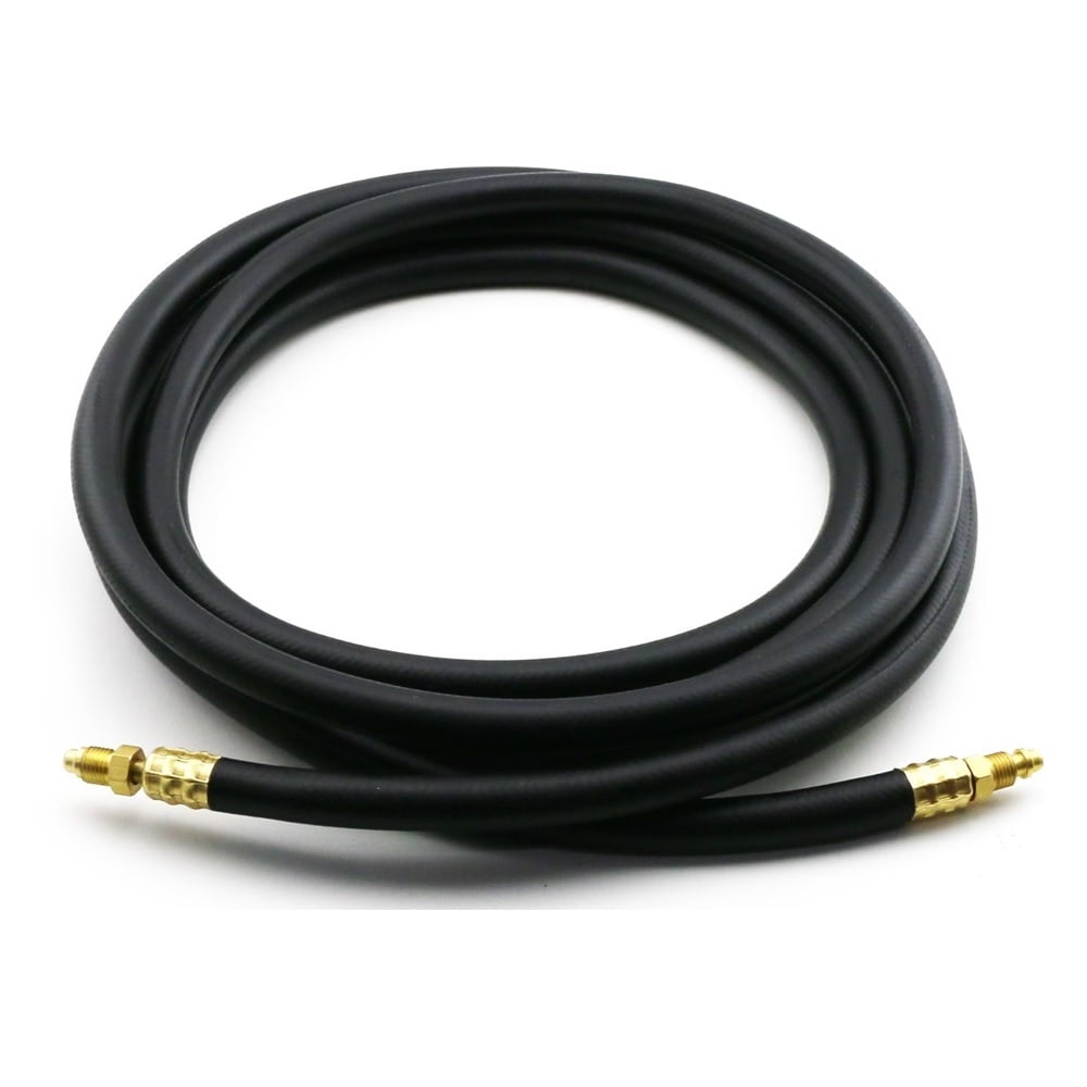 WeldingCity Power Cable Hose 57Y01R (Rubber, 1-Pcs Style) 12.5-ft for Air-cooled TIG Welding Torch 9-series and 17-series