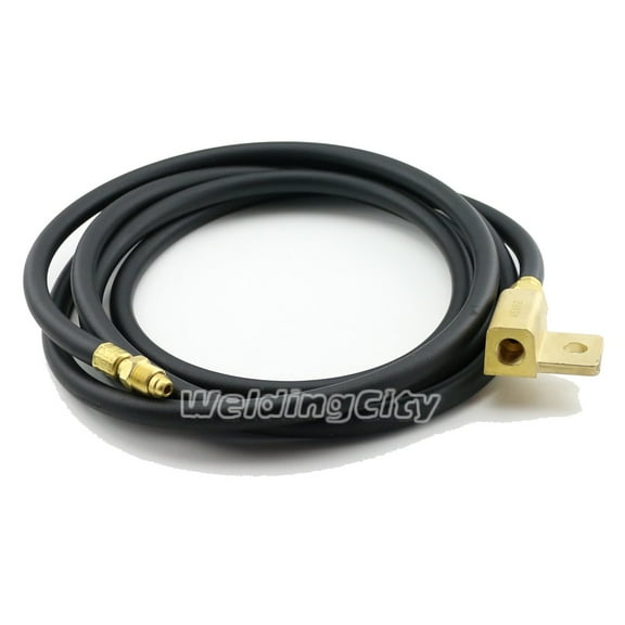 WeldingCity TIG Welding Torch Air-cooled WP-26 (200-amp) Power Cable Hose 46V28 (12.5-ft) and Adapter 45V62