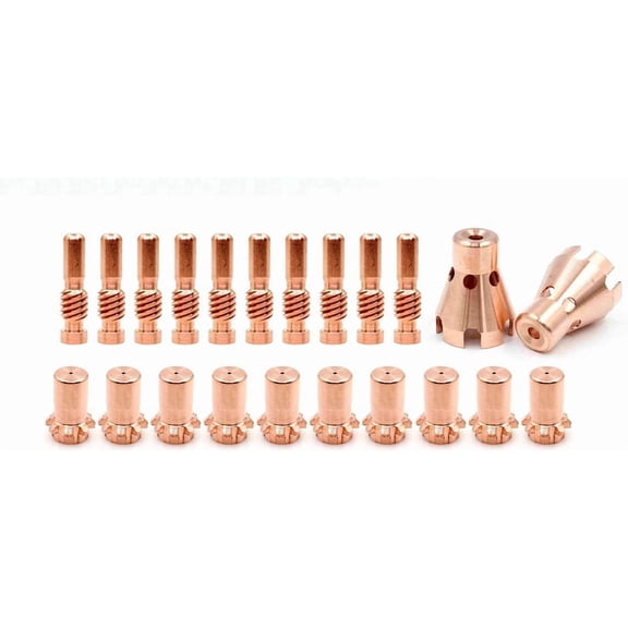 WeldingStop Electrode KP2063-1B1 Tip KP2062-2B1 Drag Shield KP2065-1 Suit Pro-Cut 55 80 Lincoln Cutter Torch (Dia. 1.1mm 0.043'' Pack-22) Replacements