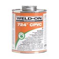 thumbnail image 1 of Weldon 11659 Gray 724 Heavy-Bodied Cpvc Professional Industrial-Grade Cement Medium-Setting Low-Voc, 1 Quart, Gray, 1 of 3