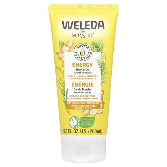 Weleda Aroma Essentials, Energy Shower Gel, 6.8 fl oz (200 ml)
