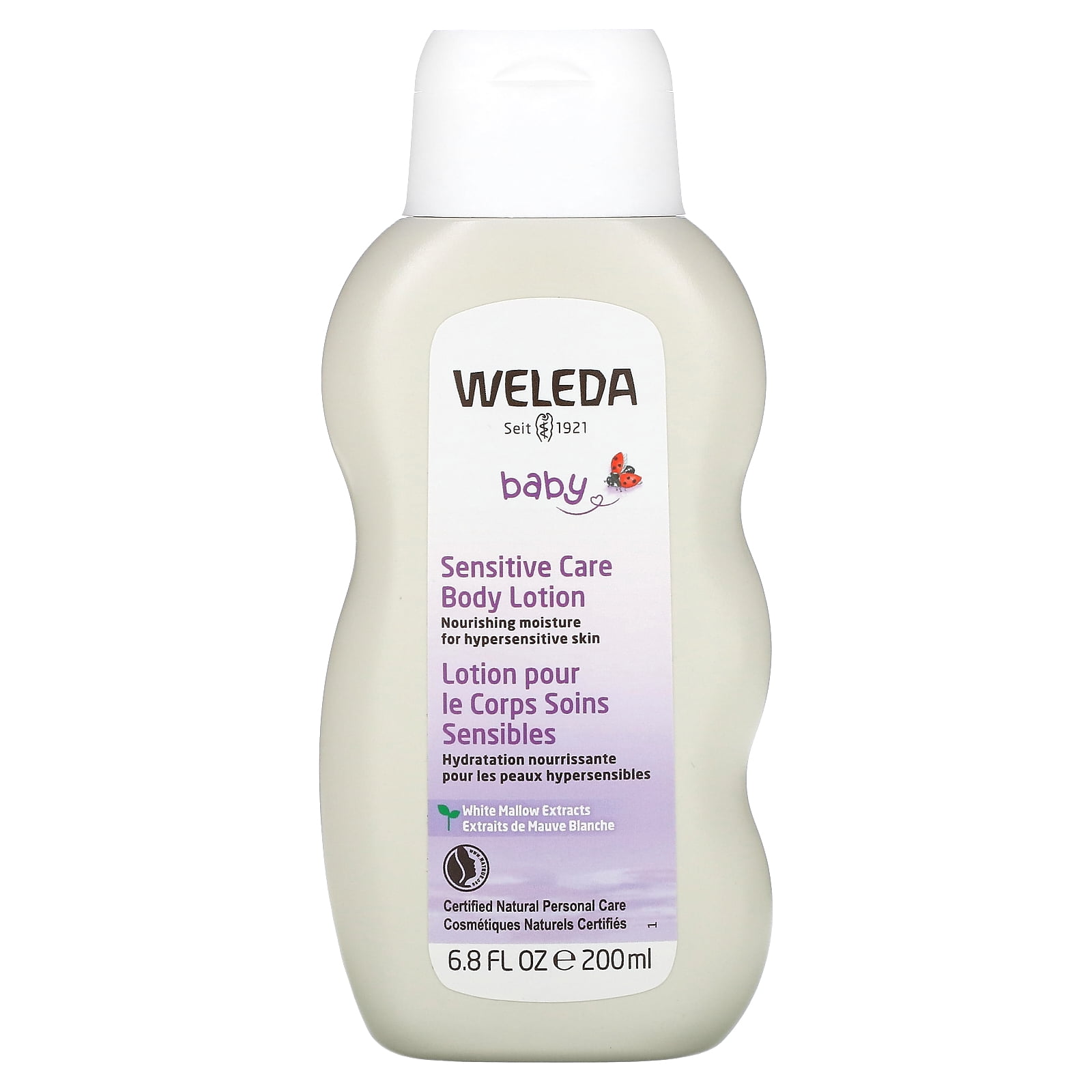 Weleda Sensitive Care Baby Body Lotion with White Mallow Extracts, 6.8 oz