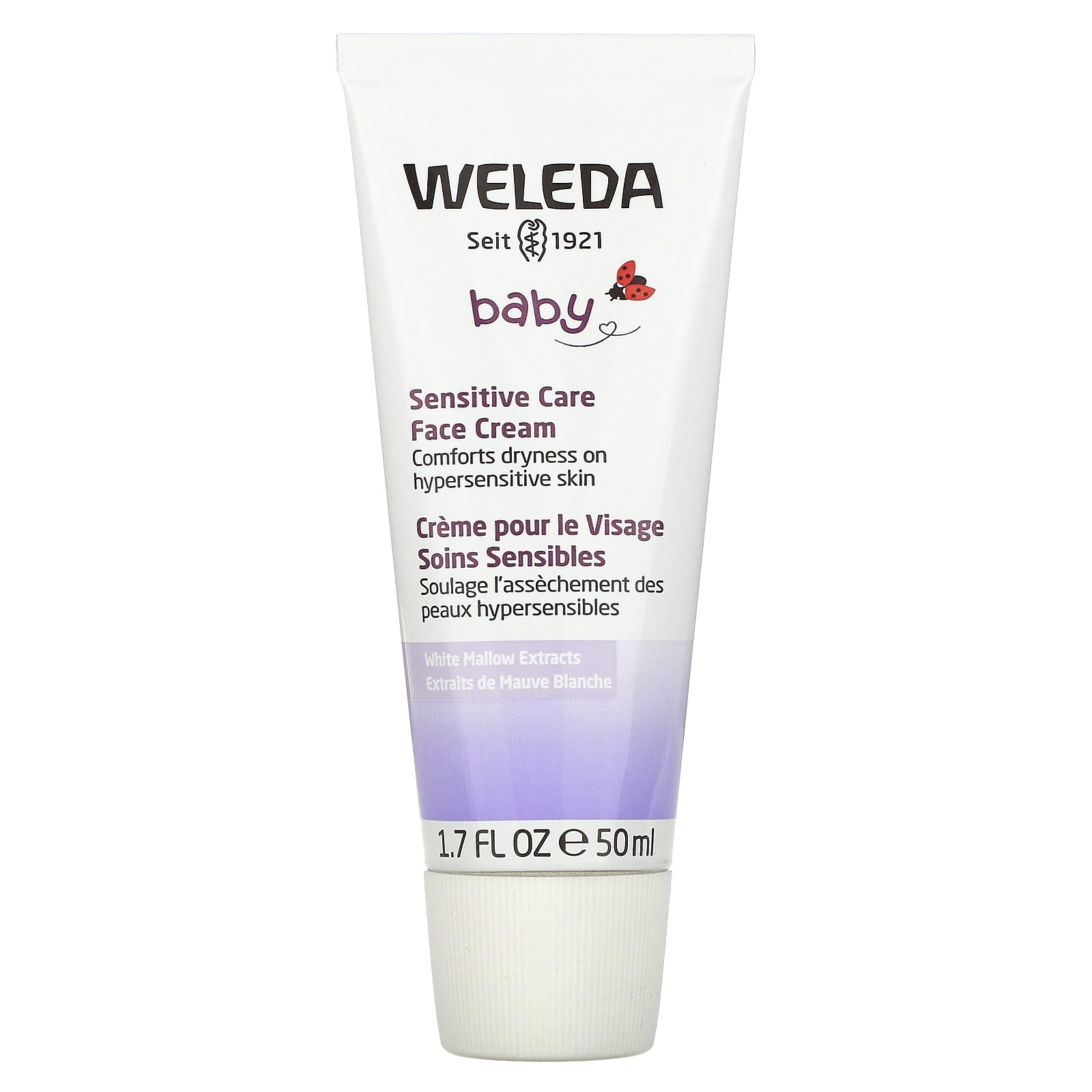 Weleda Face Cream, White Mallow Extracts, Sensitive Care, Baby - 1.7 fl oz