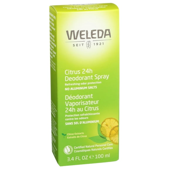 Weleda Citrus Deodorant, 3.4 Fz